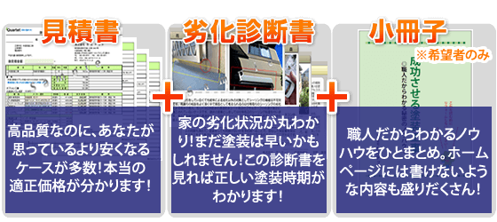 見積書・診断書サンプル