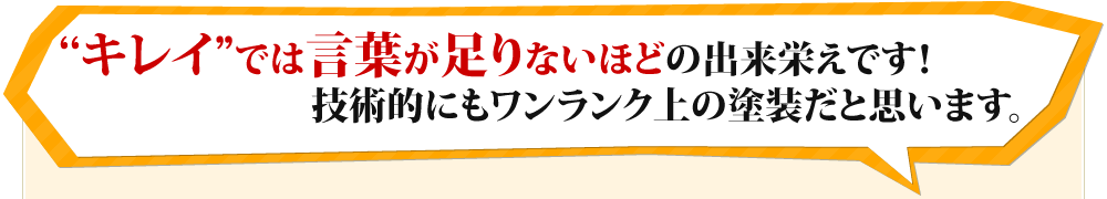 「はじめての塗り替えでしたがお願いしてよかったです!価格以上の仕事をしていただき喜んでいます!」
